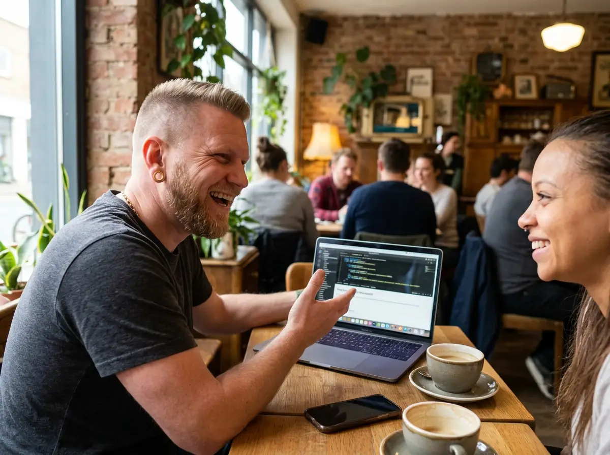 Beratungsgespräch zu Webdesign in Hamburg – persönliche Unterstützung für Unternehmen und Selbstständige